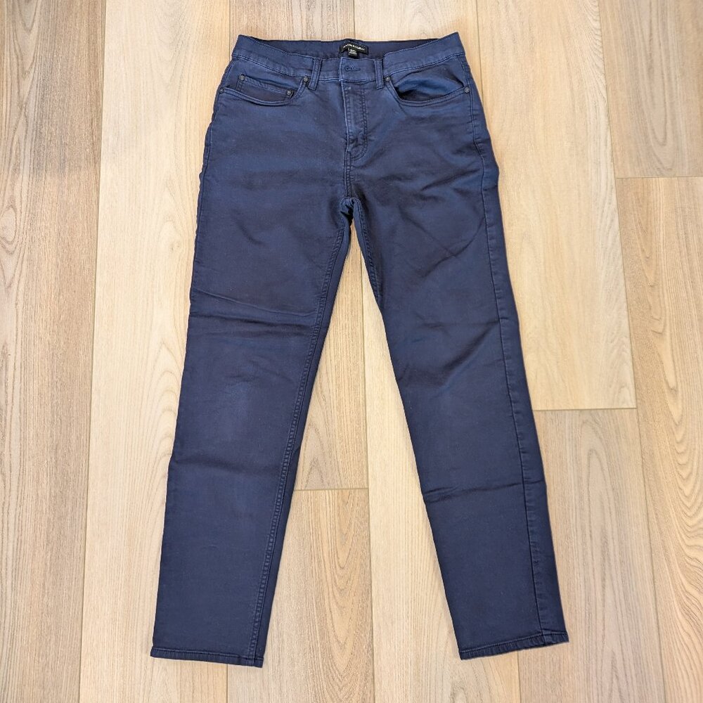 Navy Blue Banana Republic Men's Pants - Size 32x32